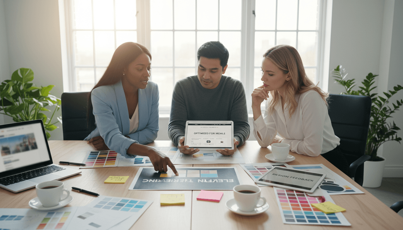 Axiontech Solutions team working on digital accessibility design